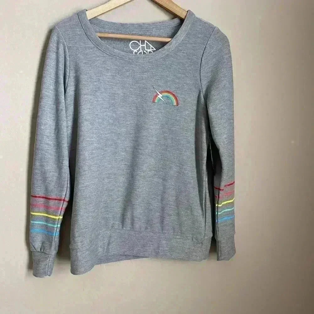 Chaser Rainbow Bolt Cozy Pullover‎ Sweatshirt